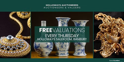 Open Valuation Day | FREE Valuations Every Thursday at Holloways Auctioneers Saleroom in Banbury