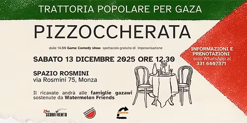 Trattoria Popolare per Gaza
