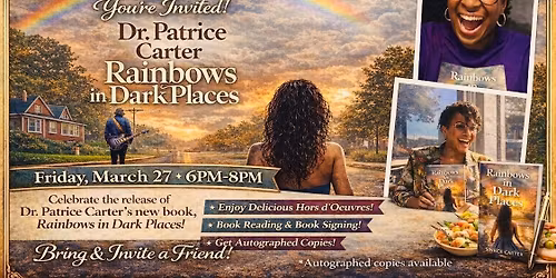 \ud83c\udf08 Rainbows in Dark Places \u2013 Fayetteville Book Signing and Tour Launch!