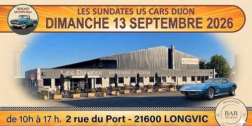Sundates #6 US Cars Dijon - Dimanche 13 septembre 2026.
