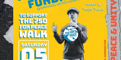 750 for Peace Open Mic Fundraiser 