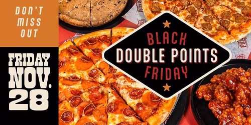 BONUS Double Points Day on Black Friday!