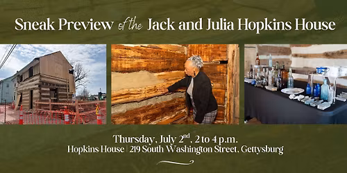 Sneak Preview of the Jack and Julia Hopkins House