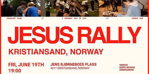KRISTIANSAND, NO - JESUS RALLY