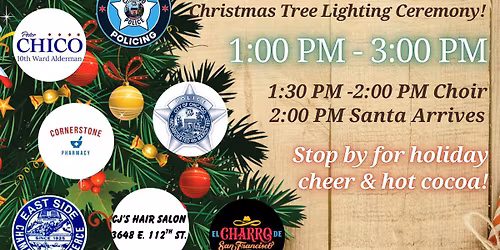 East Side Annual Christmas Tree Lighting Ceremony