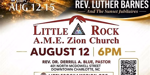 Rev. Luther Barnes Concert