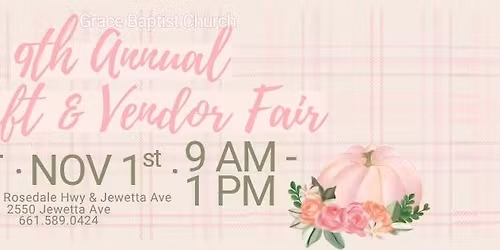 9th Annual Craft & Vendor Fair
