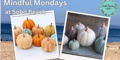 Needle felted pumpkins workshop