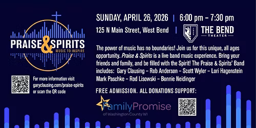 Praise & Spirits \u2013 Music to Inspire