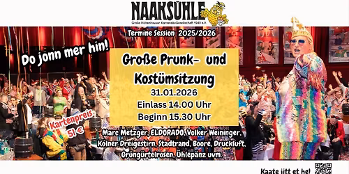 Gro\u00dfe Prunk-und Kost\u00fcmsitzung