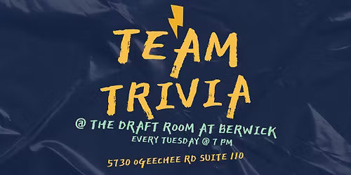 Team Trivia at The Draft Room @ Berwick