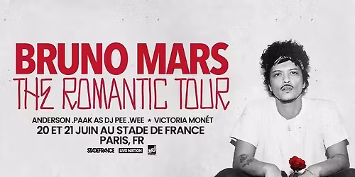 Paris - June 20\/21 - Bruno Mars