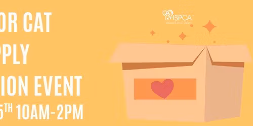 Outdoor Cat Supply Distribution Event