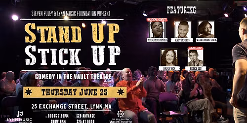 Stand Up Stick Up - Comedy @ The Vault Theatre ft. Peter Liu