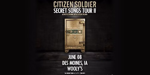 Citizen Soldier: Secret Songs Tour II at Wooly's