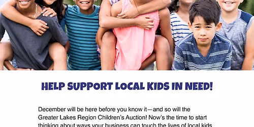 Greater Lakes Region December Auction