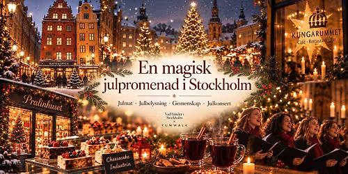 Stockholms julpromenad 2026 \u2013 smaker, julkonsert och julbelysning