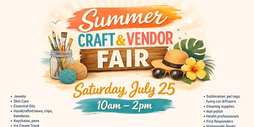 Summer Craft & Vendor Fair