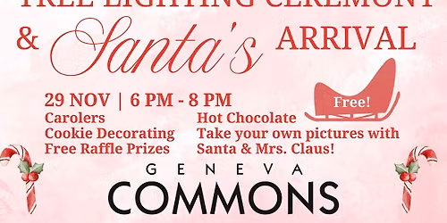 Tree Lighting Ceremony & Santa's Arrival!