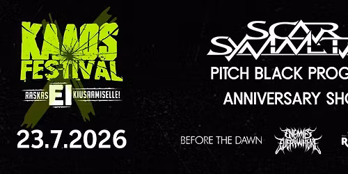 Raskas Ei Kiusaamiselle: Scar Symmetry, Before The Dawn, Enemies Everywhere