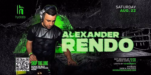 Alexander Rendo Live at Hydrate