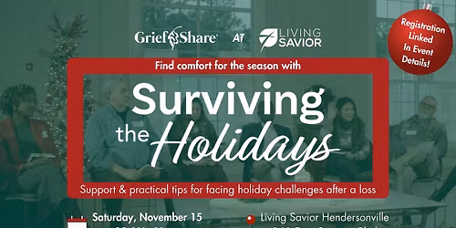 GriefShare: Surviving the Holidays at Living Savior HVL
