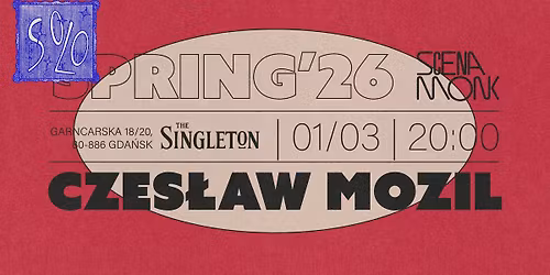 CZES\u0141AW MOZIL SOLO | Scena MONK