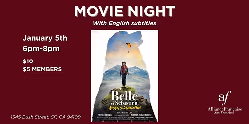 Movie Night: Belle et S\u00e9bastien - January 5th 2027