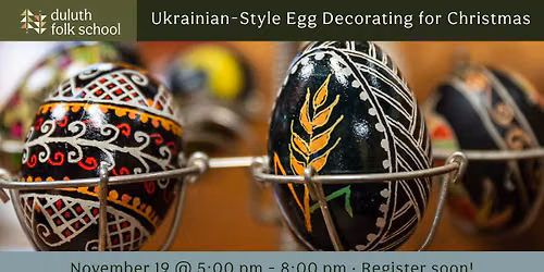 Ukrainian-Style Egg Decorating for Christmas