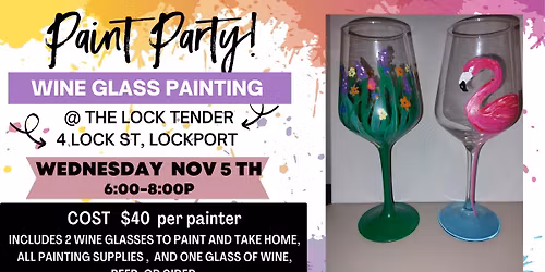 WINE GLASS PAINT PARTY