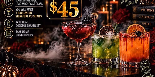 Potions & Pour: Spooky Mixology Class