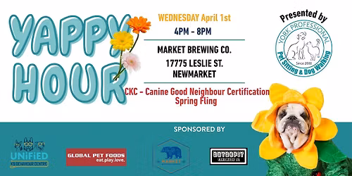 Spring Fling - Yappy Hour + Canine Good Neighbour Certification