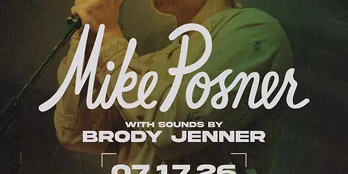 Mike Posner at Republic NOLA | Friday 07.17.26