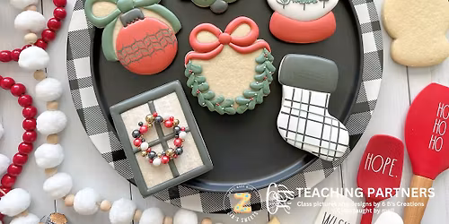 Farmhouse Christmas Themed Cookie Decorating Class at Incognito Kitchen