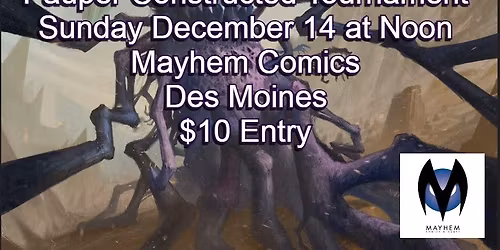 Pauper Constructed Tournament