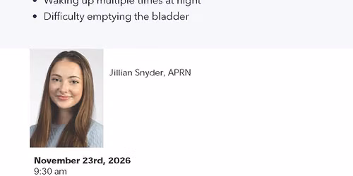 Bladder or Bowel out of Control? Free Seminar
