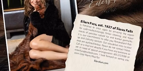 Rapid City Fur Storage, Cleaning, Repairs Spring Pick Up 