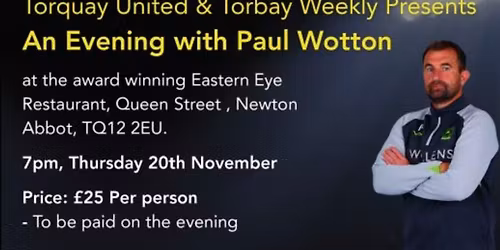 An Evening with Paul Wotton