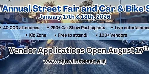 25th Annual Street Fair & Car and Bike Show