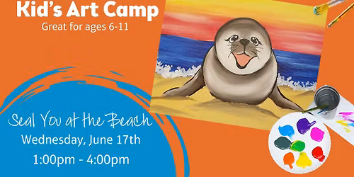 Kid's Art Camp - Seal You at the Beach