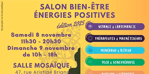 Salon BIEN \u00caTRE  \u00c9nergies Positives
