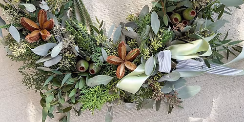 Large Fresh Christmas Wreath Workshop 21st Dec \u2013 YEPPOON