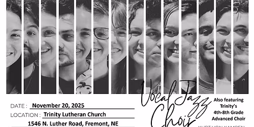 Night of Music with CUNE\u2019s Vocal Jazz Choir