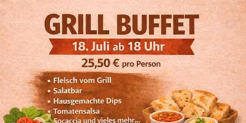 18. Juli Grill-Buffet