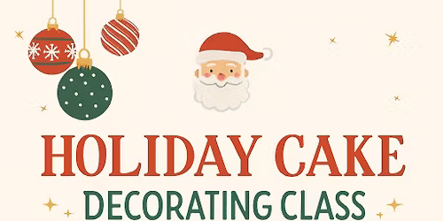 Santa Cake Decorating Class