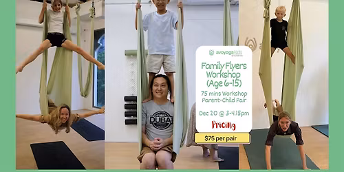Family Flyers Aerial Workshop (Age 6-15)
