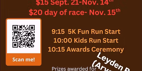 Leyden Rock Turkey Trot 5K