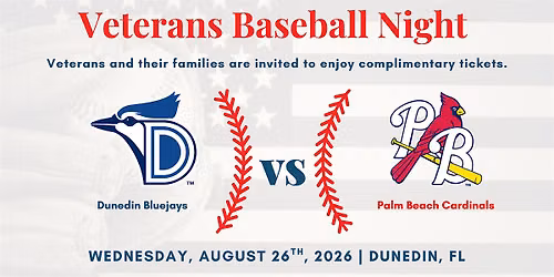 Veterans Baseball Night