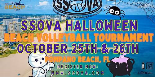SSOVA's HALLOWEEN October Pompano Beach, Beach Volleyball Tournament