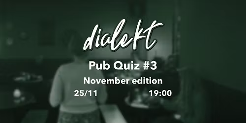 Pub Quiz #3